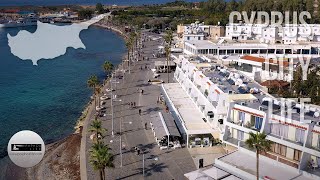 Paphos Seafront Scenes  January 2024 [upl. by Ahsieym91]