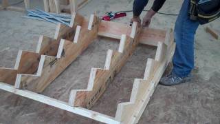 How to calculate layout and build stairs Part 3 of 3 [upl. by Nehepts]