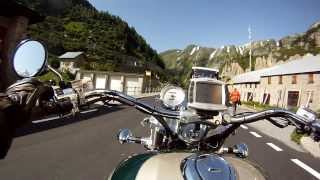 Nufenen Pass Nordseite Highlights Honda GL 1500 F6C Valkyrie [upl. by Holland]