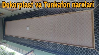 Dekop Past Tunkafon ornatish narxlari  Dekor plast narxlari  Usta☎️905889502 [upl. by Barn]