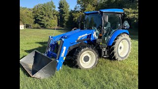 2021 New Holland Workmaster 75 Tractor  Lot 220 October 27 2023 Auction [upl. by Nylzor614]