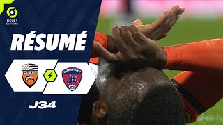 FC LORIENT  CLERMONT FOOT 63 5  0  Résumé  FCL  CF63  20232024 [upl. by Karilla804]