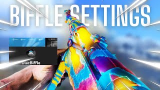 CONSOLE PLAYER DIAZBIFFLE SETTINGS  CONTROLLER  best for Aim assist 1 warzone rebirth MONTAGE [upl. by Dorcia]