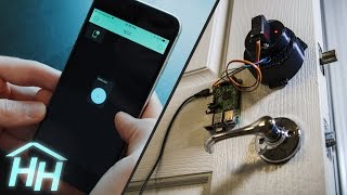 How to Make a Smartphone Connected Door Lock [upl. by Terb]