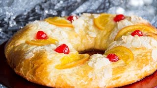 ROSCÓN DE REYES o Rosca de Pascua Receta Resumida 2 en 1 [upl. by Assenad]