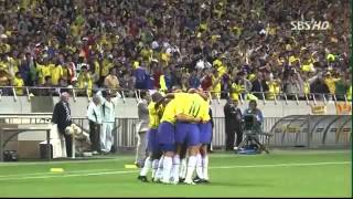 World Cup 2002 BRAZIL 2 1 TURKEY [upl. by Einaffets]