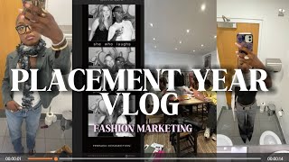 First Week of PLACEMENT YEAR in Fashion Marketing VLOG [upl. by Philemol688]