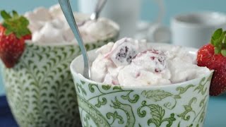 Eton Mess Recipe Demonstration  Joyofbakingcom [upl. by Kcirednek422]