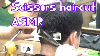 Scissors haircut for men ASMR [upl. by Loutitia]