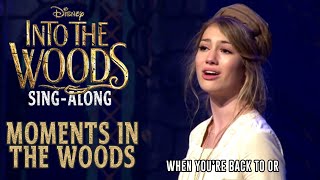 Into the Woods  Moments in the Woods  SingAlong [upl. by Llevol628]