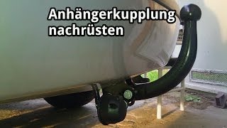 Anhängerkupplung nachrüsten VW Audi Seat Skoda Teil 12 Mechanik [upl. by Brigid]