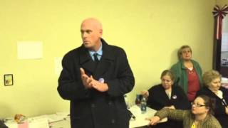 Ed Adamowski Addresses Supporters In Ansonia [upl. by Nas]