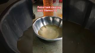 petrol tank cleaning Hero Glamour Fi oil automobileoil mechancial सहि Vijay mechanic pandhurna [upl. by Aiksa]