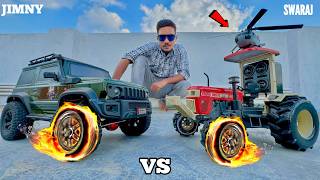 RC Swaraj Tractor Vs RC Jimny Offroad Testing  Chatpat toy TV [upl. by Arhoz]