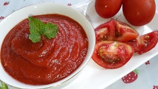 টমেটো সস তৈরী ও সংরক্ষণ পদ্ধতিHome made Tomato SauceHow to store Tomato sauce for 6 month [upl. by Ydoc]