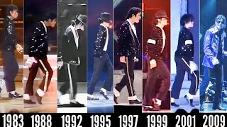 Michael Jackson Billie Jean Moonwalk Evolution 19832009  High Quality [upl. by Dan]