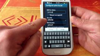 Faire de son Galaxy s3 un récepteur WiFi  Capter Internet [upl. by Glad142]