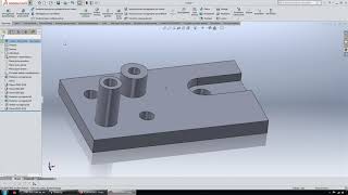 96 Rysunek techniczny  przekrój łamany  ćwiczenia na podstawie modelu 3D w programie SolidWorks [upl. by Hoban]