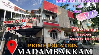 ID175💗MADAMBAKKAM 2BHK SEMI FURNISHED FLAT FOR SALEmadambakkam [upl. by Baudoin79]