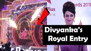 VIDEO  Divyanka Tripathi ROYAL Entry in Star Pariwar Award  Divyanka  Final Cut News [upl. by Eniamraj402]