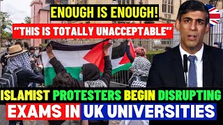 UK University Exams Disrupted amp Cancelled As Controversial Protesters Begin Disturbing Exams in UK [upl. by Draneb]