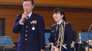 吹奏楽 コンサートマーチ 七色の坂で自作 田中裕香3等空曹作曲 航空自衛隊航空中央音楽隊 Concert March the Slope of Seven Color [upl. by Eneluqcaj]