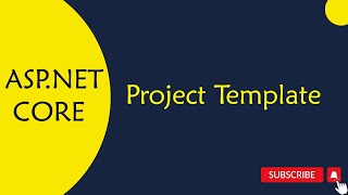 ASPNET CORE  20Project Templates in ASPNET Core Application in Telugu [upl. by Cyd907]