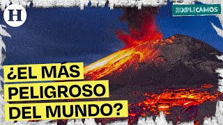 ¿Qué tan peligroso es para México que el volcán Popocatépetl haga erupción  Te lo explicamos [upl. by Ledniahs726]