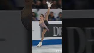 Isabeau Levito SP 🇺🇸 🥈Figure Skating World Championships 2024 figureskating olympics iceskating [upl. by Egiap]