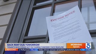 Thousands may face eviction as COVID back rent payment deadline approaches [upl. by Banna]