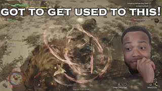 First time using Insect Glaive in Monster Hunter Wilds [upl. by Adnoma]