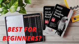 Best Pencils For Beginners  Brustro Graphite Pencils Review [upl. by Ailecra]