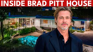 Brad Pitt The Steel House in Los Feliz Los Angeles  Brad Pitts Home Tour  Interior Design [upl. by Alleroif]