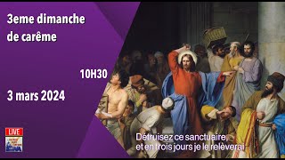 Messe du dimanche 3 mars 2024  Couvent Saint Antoine [upl. by Gautious]