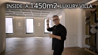 Touring a 1450m2 Luxury Villa in Athens [upl. by Michey]