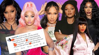 ‼️Cardi B SHADES Nicki Minaj over Whitney Bia Shows Nicki love amp Milagro Clocks Cardi SZA on Lizzo [upl. by Yajet439]