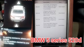 BMW car parking sensor not working  parking assistant system faulty BMW car 80322E80323480323A [upl. by Frank752]