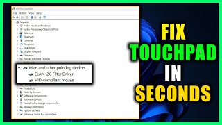 Fix laptop touchpad is not working issue Windows 7 10 amp 11 [upl. by Constantin]