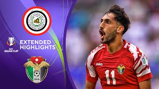 Iraq vs Jordan Extended Highlights  AFC Asian Cup  CBS Sports Golazo [upl. by Jelsma897]