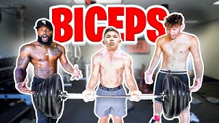 Bicep Curl Strength Challenge with Tristyn Lee amp 2Hype [upl. by Eeral]