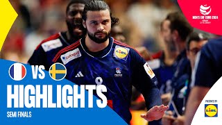 CLUTCHEST GOAL EVER 🫨  France vs Sweden  Highlights  Mens EHF EURO 2024 [upl. by Calypso]