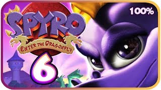 Spyro Enter the Dragonfly Walkthrough Part 6 Gamecube PS2 100 Monkey Monastery [upl. by Larcher811]