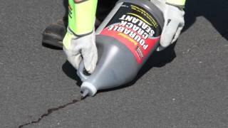 SealMaster Pourable Crack Filler  Cold Pour Crack filler for asphalt pavement [upl. by Astra]