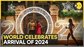 Happy New Year 2024 Firework displays and New Years Eve events from around the world  WION [upl. by Opal217]