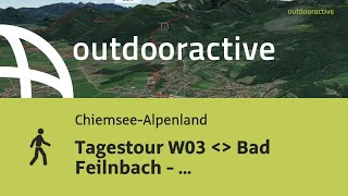 Tagestour W03 ◀▶ Bad Feilnbach  Jenbachparadies  Sulzberg [upl. by Nnailuj532]