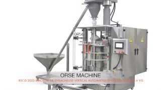 BSC D 2023 MACHINE DE ENSACHEUSE VERTICAL AUTOMATIQUE  SYSTEM DOSAGE A VIS 20 1000 gr [upl. by Coppinger]