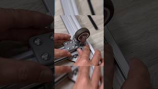 Install Castors with 3D Printing Help 3dprinting aluminumextrusion thealuminumcarpenter [upl. by Takken]