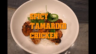 Spicy Tamarind Chicken spicy sweet savory yummy [upl. by Ihana]