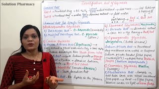 Class 55  Glycosides Part 05  Chemical Identification Test of Glycosides  Glycosides Test [upl. by Stilu217]