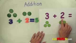 Teach Kids Basic Addition with the aid of chips and pictures  1st grade [upl. by Ahsaten502]